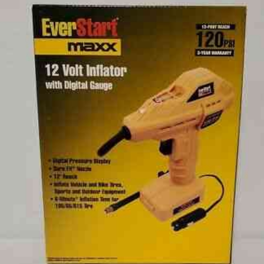 Portable Air Compressor EverStart Maxx 120 PSI 12 V Digital LCD - Picture 14 of 14